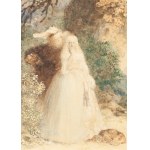 Teofil Kwiatkowski (1809 Pułtusk - 1891 Avallon), Couple under a tree