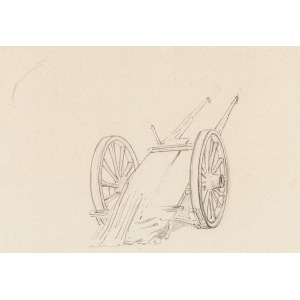Józef Chełmoński (1849 Boczki bei Łowicz - 1914 Kuklówka in Masowien), Zweirädriger Wagen