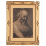 Józef Buchbinder (1836 Mordy - 1909 Warsaw), Portrait of an Old Man (Elijah), 1879