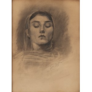 Jan Styka (1858 Lemberg - 1925 Rom), Porträt einer Frau