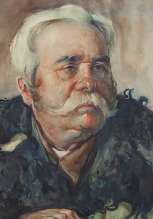 Stanisław Janowski (1866 Kraków - 1942 Kraków), Portret wójta