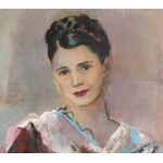 Rajmund Kanelba (Kanelbaum) (1897 Warsaw - 1960 London), Portrait of Stasi Menkes, wife of painter Zygmunt Menkes