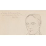 Alicja Halicka (1894 Krakau - 1975 Krakau), Porträt des Dichters Louis de Gonzague Frick