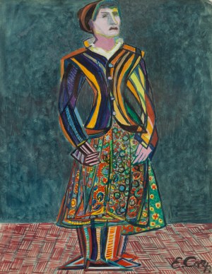 Estera Karp (Carp) (1897 Skierniewice - 1970 Paryż), Kobieta we wrzozystej spódnicy