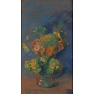 Stanisław Ignacy Poraj Fabijański (1865 Paris - 1947 Krakow), Flowers in a vase, 1912