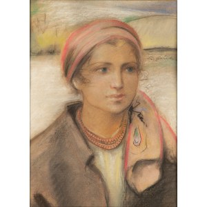 Stanisław Górski (1887 Kościan - 1955 Kraków), Portret górlaki