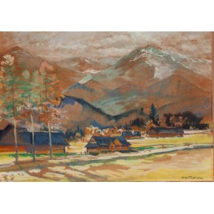 Stefan Filipkiewicz (1879 Tarnów - 1944 Mauthausen-Gusen), Mountain Landscape
