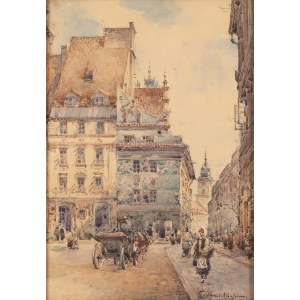 Władysław Chmielinski (1911 Warsaw - 1979 Warsaw), Old Town in Warsaw