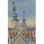 Nikifor Krynicki (1895 Krynica - 1968 Folusz), Ansicht des Marktplatzes