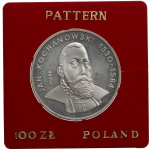 PRL, 100 Zloty 1980 Jan Kochanowski - Ag-Probe
