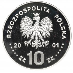 III RP, 10 zlotých 2001 Jan III Sobieski