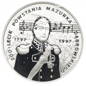 III RP, 10 Zloty 1996 200. Jahrestag des Aufstands von Mazurek Dabrowskiego