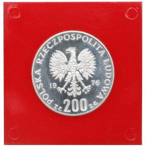 PRL, 200 złotych 1976 Igrzyska XXI Olimpiady - Próba Ag