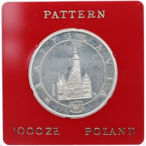 Poľská ľudová republika, 1 000 zlotých 1987 Vroclav - Ag vzorka