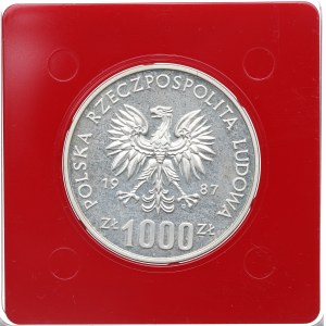 PRL, 1.000 złotych 1987 Wrocław - Próba Ag