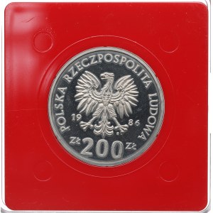 Volksrepublik Polen, 200 Zloty 1986 Władysław I Łokietek - CuNi-Probe