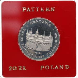 Volksrepublik Polen, 20 Zloty 1981 Krakau - CuNi-Probe