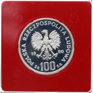 PRL, 100 złotych 1980 Dar Pomorza - Próba Ag