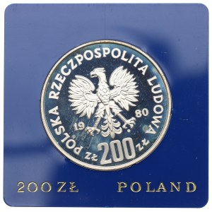 Volksrepublik Polen, 200 Zloty 1980 - Lake Placid