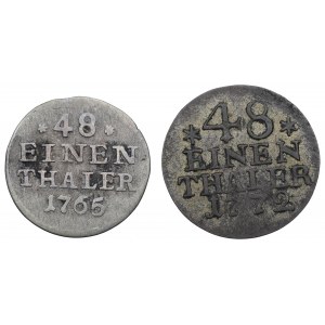 Germany, Lot of 1/48 thaler 1765-72
