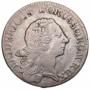 Nemecko, Prusko, 1/6 thalier 1766 B