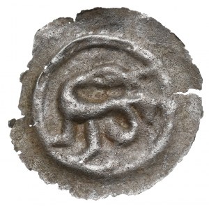 Leszek Bolesławowic?, Kujawien, 12. Jahrhundert Armreif, Drache mit Kopf nach rechts - selten