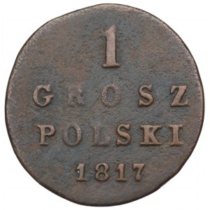 Królestwo Polskie, Aleksander I, 1 grosz 1817