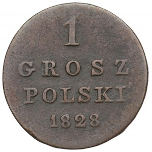 Königreich Polen, Nikolaus I., 1 Pfennig 1828 v.H.