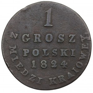 Poľské kráľovstvo, Alexander I, 1 grosz 1824