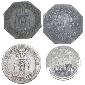 Poľsko, Sada náhradných mincí - Mrągowo, Prabuty