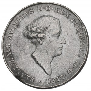 Stanislaw August Poniatowski, Korunovačná medaila 1764 Pingo - zberateľská kópia