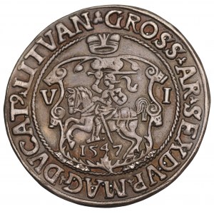 Zygmunt II August, Szóstak 1547, Wilno - kopia