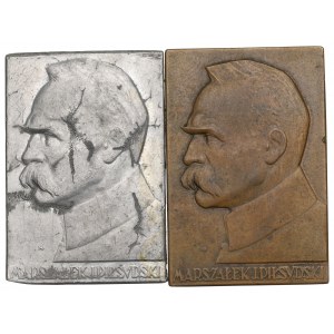 II RP, Zestaw plakiet Piłsudski