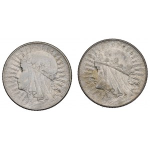 II RP, Zestaw 5 złotych 1933-34