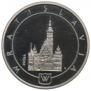 Polská lidová republika, 1 000 zlotých 1987 Vratislav - Ag vzorek