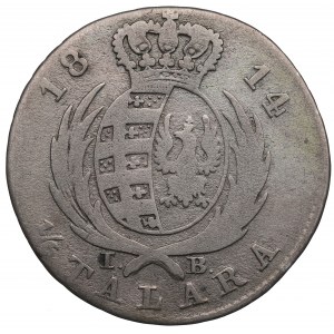 Duchy of Warsaw, 1/6 thaler 1814