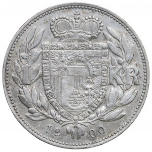 Liechtenstein, 1 Crown 1900