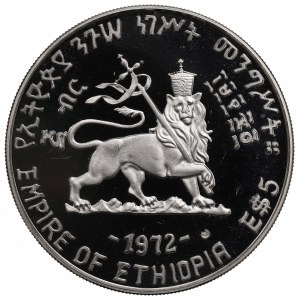 Ethiopia, 5 birr 1972
