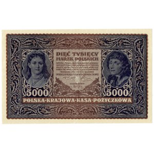II RP, 5000 Polish marks 1920 III SERJA A