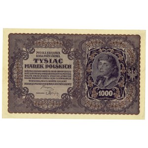 II RP, 1000 marek polskich 1919 III SERJA T