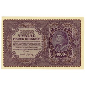 II RP, 1000 marek polskich 1919 I seria AJ