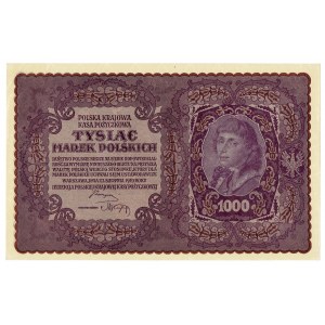 II RP, 1000 marek polskich 1919 I seria AO