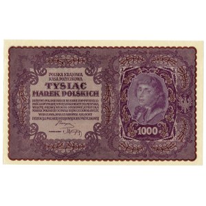 II RP, 1000 marek polskich 1919 I seria AO