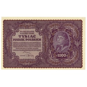 II RP, 1000 marek polskich 1919 I seria AO