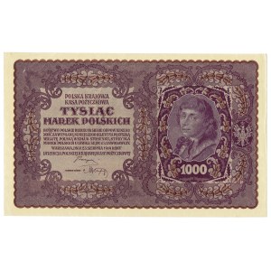 II RP, 1000 marek polskich 1919 II seria O