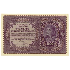 II RP, 1000 poľských mariek 1919 2. séria O