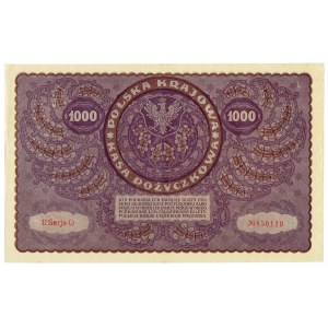 II RP, 1000 marek polskich 1919 II seria O