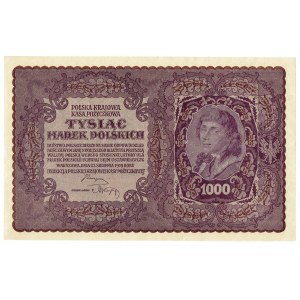 II RP, 1000 marek polskich 1919 I seria BM