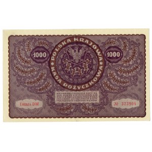 II RP, 1000 marek polskich 1919 I seria DM