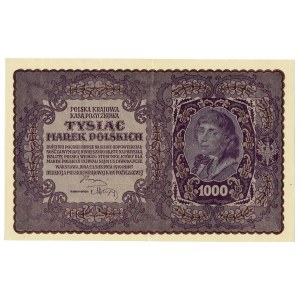 II RP, 1000 marek polskich 1919 I seria DM
